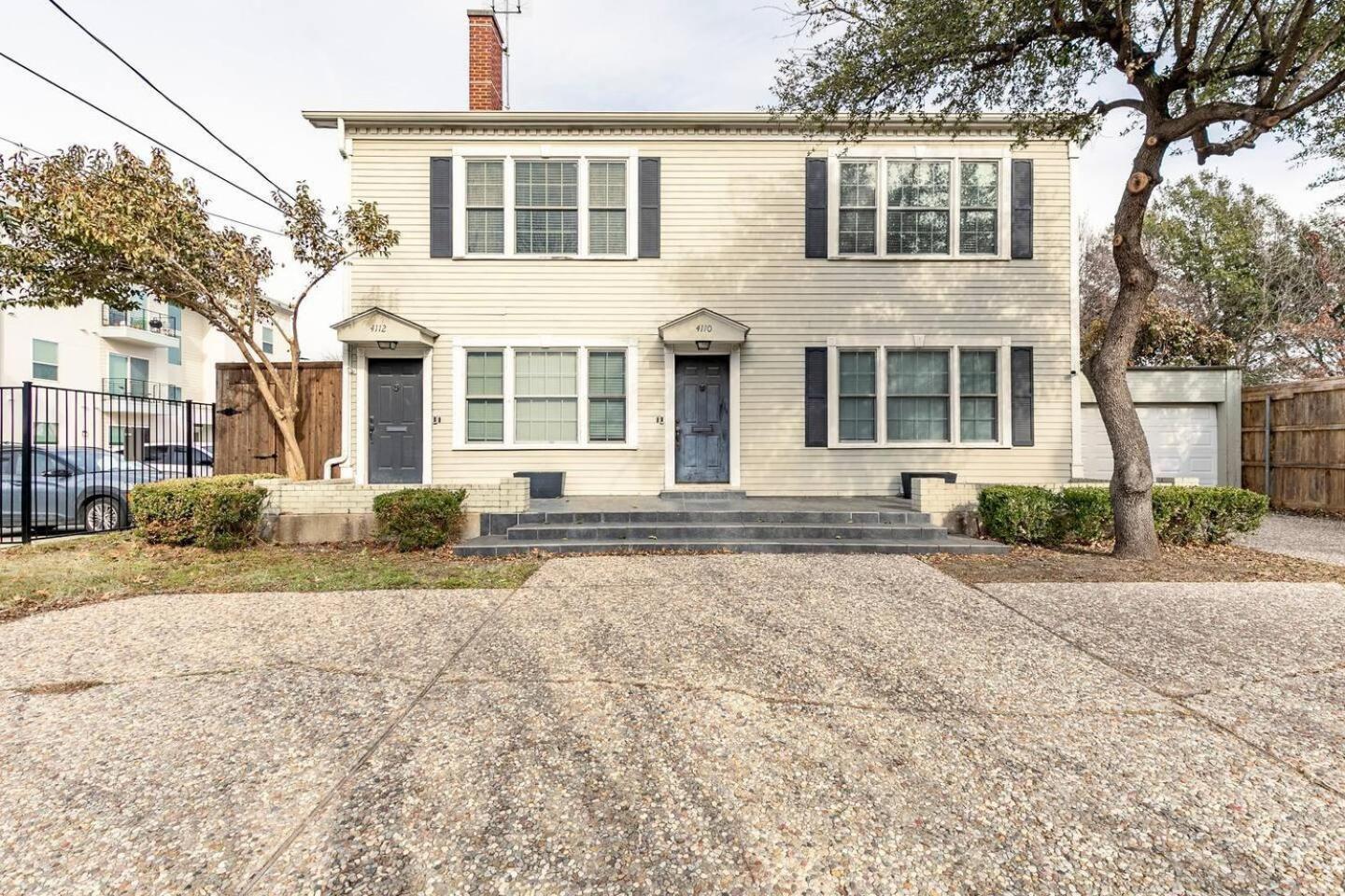 Charming 4Br Duplex In Oak Lawn Private Backyard Villa Dallas Exterior photo